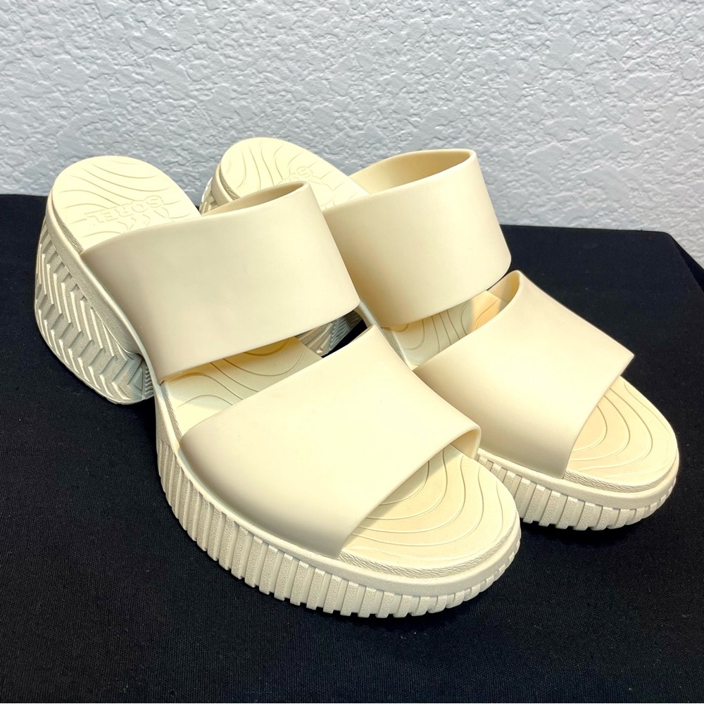 Sorel Sandal Honey White/Sea Salt, Ona Streetworks Slide Heel Women’s Size 9